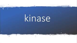 How to pronounce kinase [upl. by Hpeseoj515]