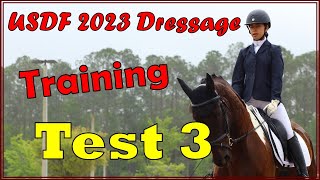 2023 Dressage Training Test 3  Leo Equestrian [upl. by Atinet764]