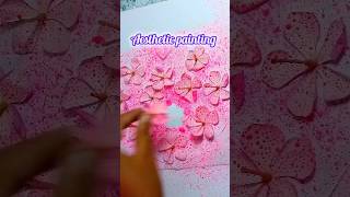 💖💝 Spray painting with toothbrush Toothbrush painting Painting with brush shorts diy painting [upl. by Nebra537]