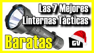 🥇🔦 7 MEJORES Linternas Tácticas BARATAS de Amazon 2023✅CalidadPrecio Superpotentes  Militares [upl. by Chemarin]