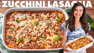 Easy Zucchini Lasagna Casserole [upl. by Inan]