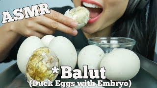 ASMR Balut Duck Embryo EXOTIC DELICACY FOOD EATING SOUNDS  SASASMR [upl. by Gold]