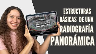 Identificando estructuras de una radiografía panorámica u ortopantomografia  Odontologia con Cri [upl. by Ocsirf]