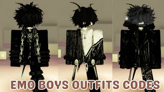 New Cool Berry Avenue codes for boys Outfits Clothes  Emo boys outfits codes for HSL [upl. by Nolham]