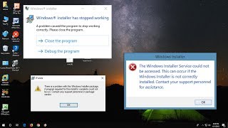 How to Fix All Windows Installer Not Working Errors [upl. by Eornom]