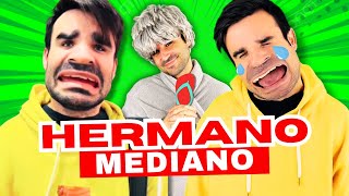 Mejores videos del HERMANO MEDIANO 🪠🤣 humor comedia HermanosMediano nachter [upl. by Dolphin262]