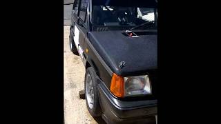 Seat Marbella Y10 Turbo 4x4 Conversion Preview side exit exhaust [upl. by Tiram146]