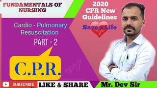 CardioPulmonary Resuscitation 2  Fundamental of nursing class by Dev Sir  Study help and health [upl. by Abrahams]