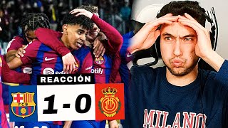 REACCIONANDO al Barcelona vs Mallorca 10 LAMINE YAMAL SALVA al BARÇA [upl. by Evetta]