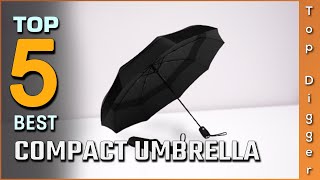 Top 5 Best Compact Umbrellas Review In 2023  You Can Buy Right Now [upl. by Ativet]