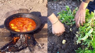 Dum Aloo Recipe  Apne Pind Da Swad  Farm Fresh Indian Food by Nikunj Vasoya [upl. by Ennaeus]