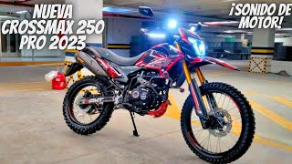 Nueva Vento Crossmax 250 Pro 2023🔥💯  A Prueba sonido de Motor😱 [upl. by Nebe]