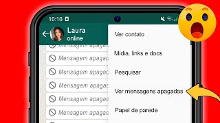 Como LER MENSAGENS APAGADAS NO WHATSAPP ▷ COM E SEM APLICATIVOS [upl. by Gustav]