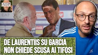 De Laurentiis attacca Rudi Garcia ma non chiede scusa ai tifosi del Napoli  Avsim Out [upl. by Zenda]