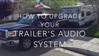 How To Upgrade Your Trailer RV Sound System DVD Head Unit [upl. by Pazice]