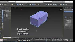 How to Show or to Hide segments  edges in 3d max 2017 [upl. by Ased379]