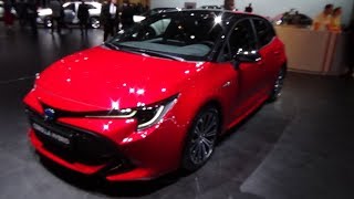 2019 Toyota Corolla Hatchback Hybrid  Exterior and Interior  Paris Auto Show 2018 [upl. by Nilrem]