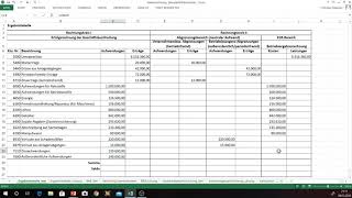 Ergebnistabelle erstellen einfach erklärt  Abgrenzungsrechnung  Kostenartenrechnung [upl. by Basilio]