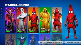 20 RAREST Marvel Skins in Fortnite [upl. by Ailhad]