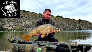 Carp fishing a quarry lake [upl. by Frankhouse517]