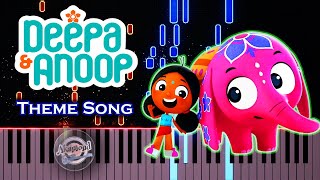 Deepa And Anoop Theme Piano Tutorial [upl. by Ariamo]