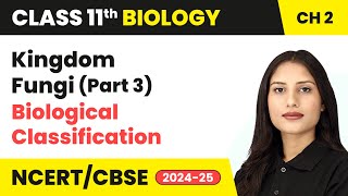 Kingdom Fungi Part 3  Biological Classification  Class 11 Biology Chapter 2  CBSE 202425 [upl. by Stedman]