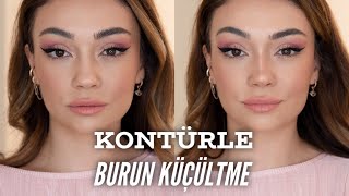 Makyajla Burun Küçültme  Burun Kontürü [upl. by Kuo467]