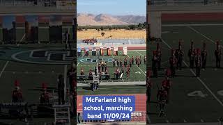 McFarland high school marching band at orange cove CA 110924 [upl. by Aicitan896]