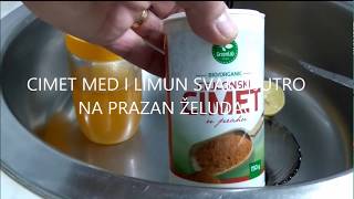 CEJLONSKI Cimet medi limun za gubitak težine svako jutro na prazan želudac [upl. by Hertberg]