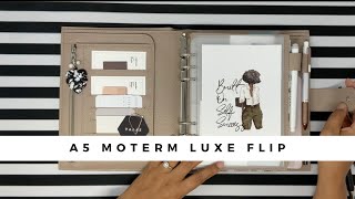 A5 Moterm Luxe Work Planner  Cloth and Paper [upl. by Ternan]