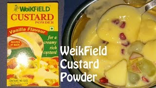 WeikField Custard Powder Recipe [upl. by Estel]