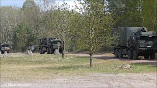 Logistik Konvoi auf dem TrÜbPl Altmark [upl. by Camden675]