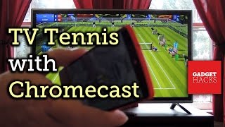 Use Your Android Device as a Racket to Play Tennis on Chromecast HowTo [upl. by Aikel]