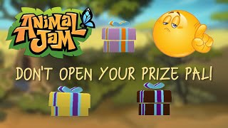 Animal Jam Play Wild Dont Open The Anniversary Prize Pal AJPW [upl. by Yllitnahc683]