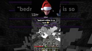 fighting 5 bedrock wither at the same time 🥱 minecraft minecraftmemes minecraftfunny gaming [upl. by Neerihs]