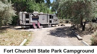 Fort Churchill State Park Campground Review Silver Springs NV  Full Time RV Living amp Travel [upl. by Pettifer]