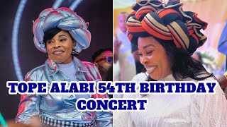 TOPE ALABI PRAISE GOD IN A SPECIAL WAY AT HER 54TH BIRTHDAY CONCERT IN IBADAN [upl. by Eecyak]