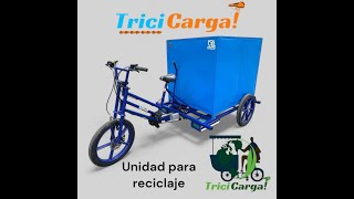 TRICICLO RECICLAJE CON MOTOR [upl. by Yllaw]