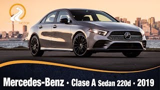 MercedesBenz Clase A Sedan 220d 2019  Video e Información  Review en Español [upl. by Odnomar720]