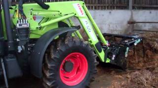 Farmers Guardian Claas Axos 340 CX with MX FL 80 loader [upl. by Ecnadnac]