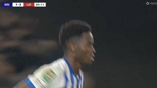 Simon Adingra Goal Brighton Vs Liverpool 12 All Goals Analysis amp Extended Highlights [upl. by Eisak]