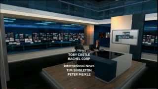 ITV News at Ten  High EndShot Directing with Both Screens in View  19th September 2013 [upl. by Leong742]