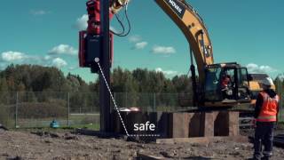 MOVAX Side grip pile drivers introduction HD [upl. by Conger]