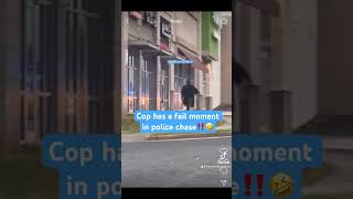 Cop has fail moment 🤣 police officer moments [upl. by Nnylak312]