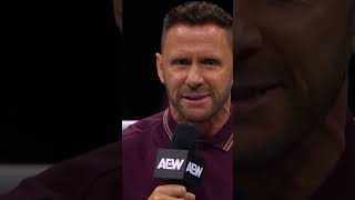 NigelMcGuinness threw out the challenge to AEW World Champion BryanDanielson during AEWDynamite [upl. by Nylhsa564]