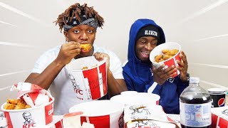 KFC MUKBANG [upl. by Odlabu]