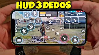 MELHOR HUD 3 DEDOS PRA JOGAR FREEFIRE EM 2024 MARTINZFF [upl. by Nyrem]