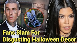 Kourtney Kardashian Slammed For Inappropriate Halloween Decor  Request Extra Patrols From Police [upl. by Alben]