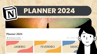 Crie seu planner 2024 no Notion do zero [upl. by Eterg202]