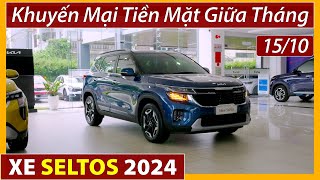 Xe Kia Seltos khuyến mại giữa tháng 10Giảm thêm tiền mặtCập nhật xe lăn bánh mới  Xe Việt [upl. by Ylrae659]